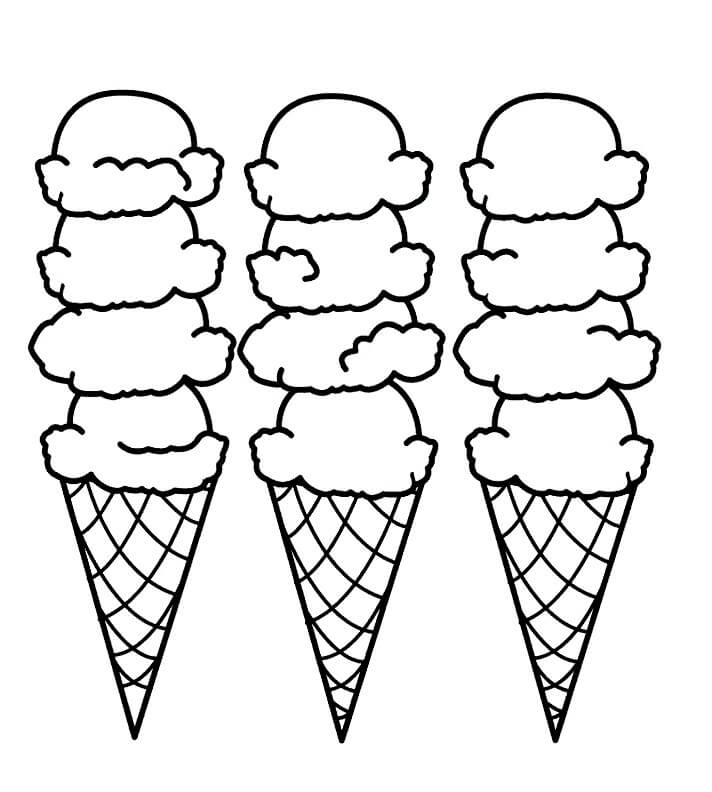 Ice Cream Coloring Pages Printable Coloring Pages
