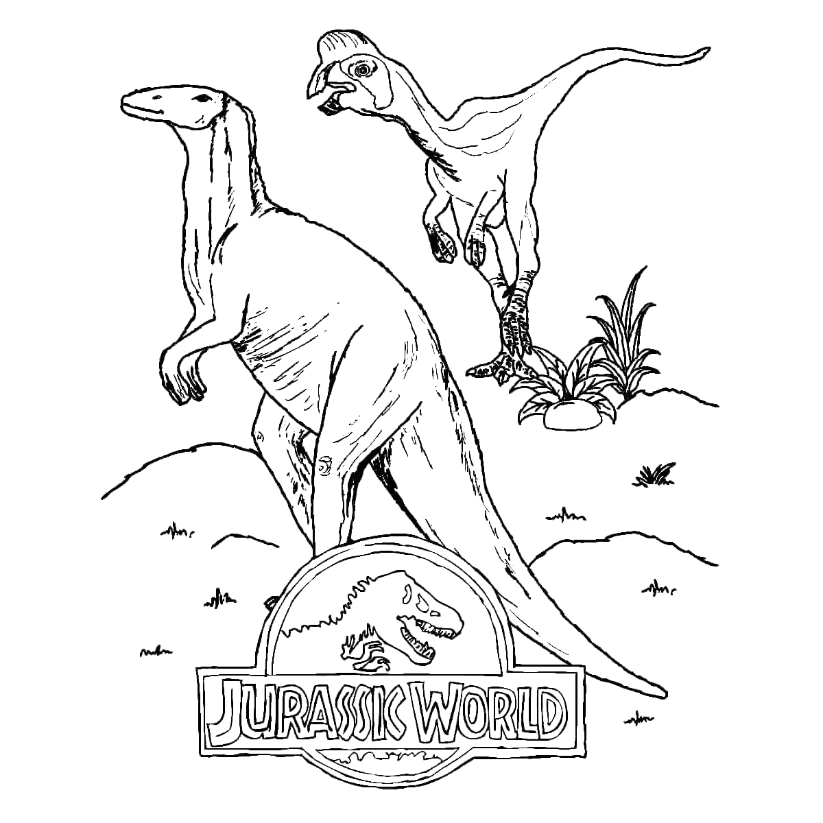 Jurassic World Coloring Pages Printable Coloring Pages