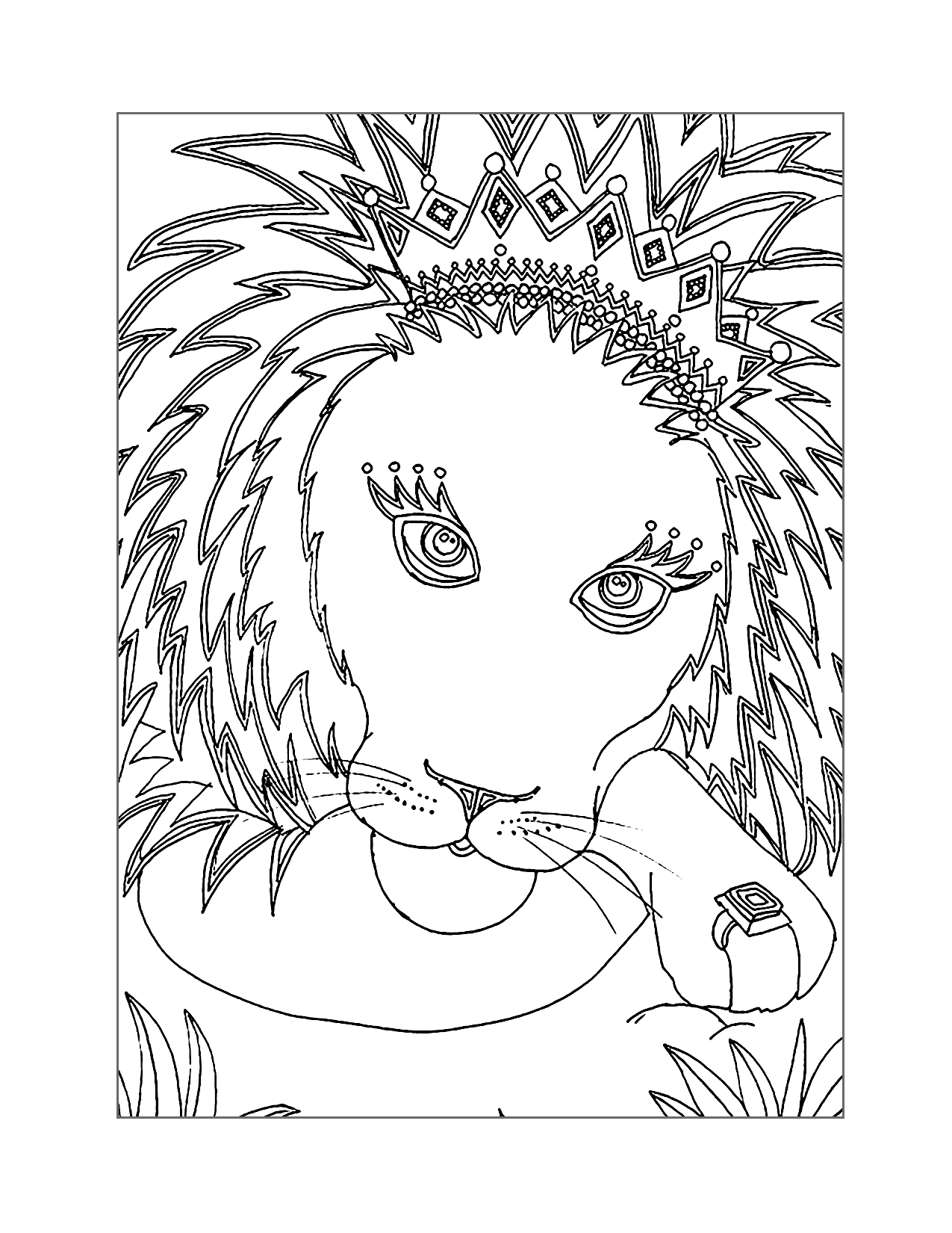 Lion Coloring Pages Printable Coloring Pages
