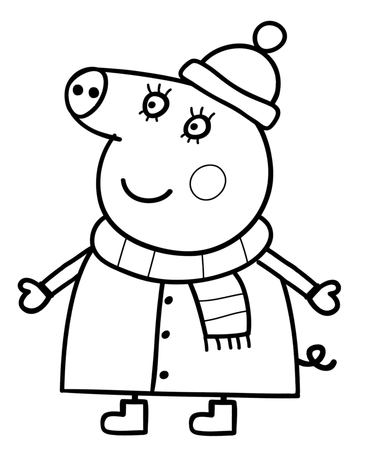 Peppa Pig Coloring Pages Printable Coloring Pages. FREE
