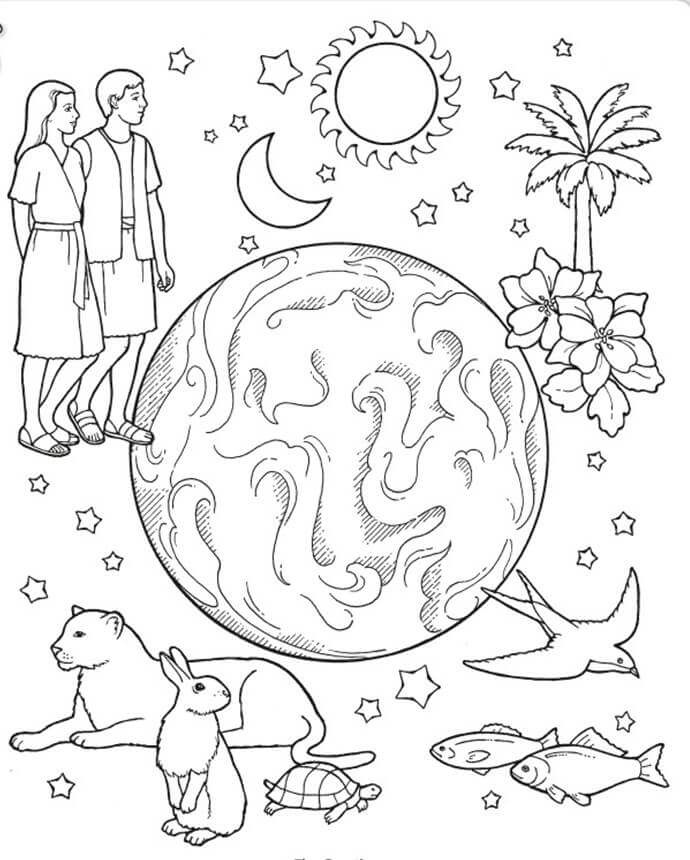 Creation Coloring Pages – Printable Coloring Pages. FREE