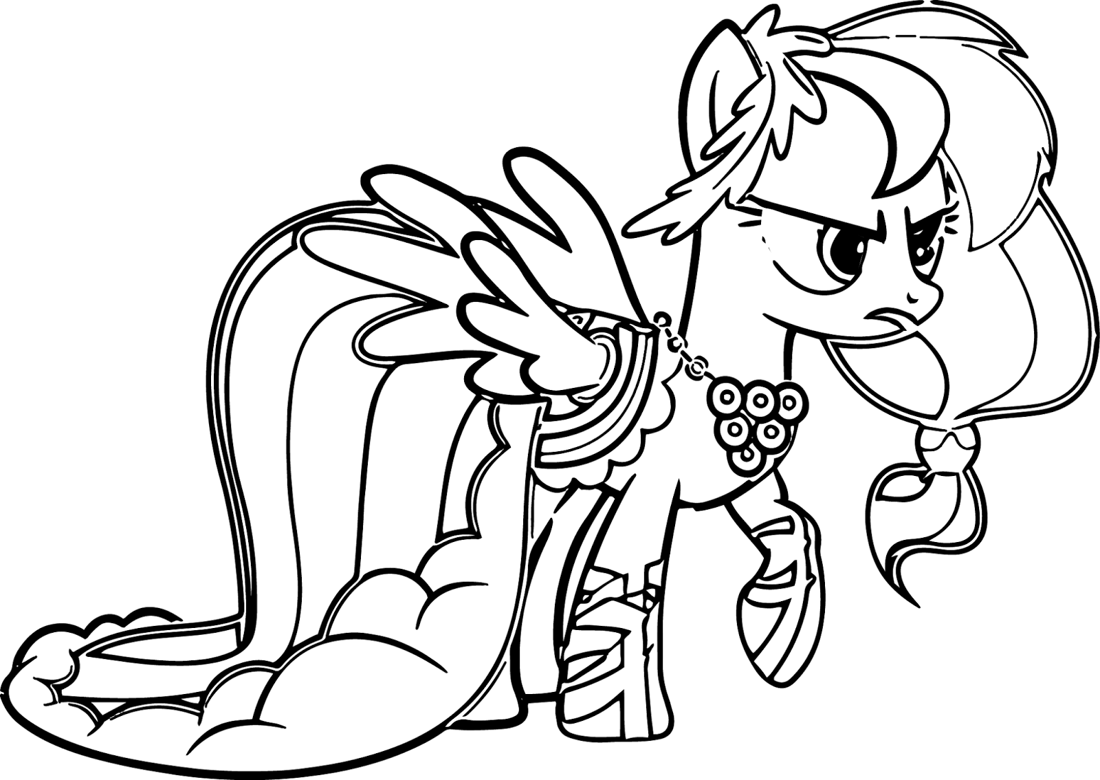Rainbow Dash Coloring Pages Printable Coloring Pages