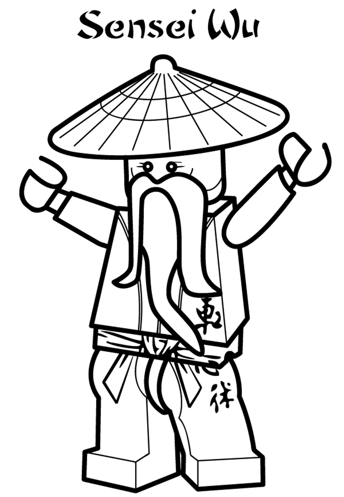 Ninjago Coloring Pages Jay