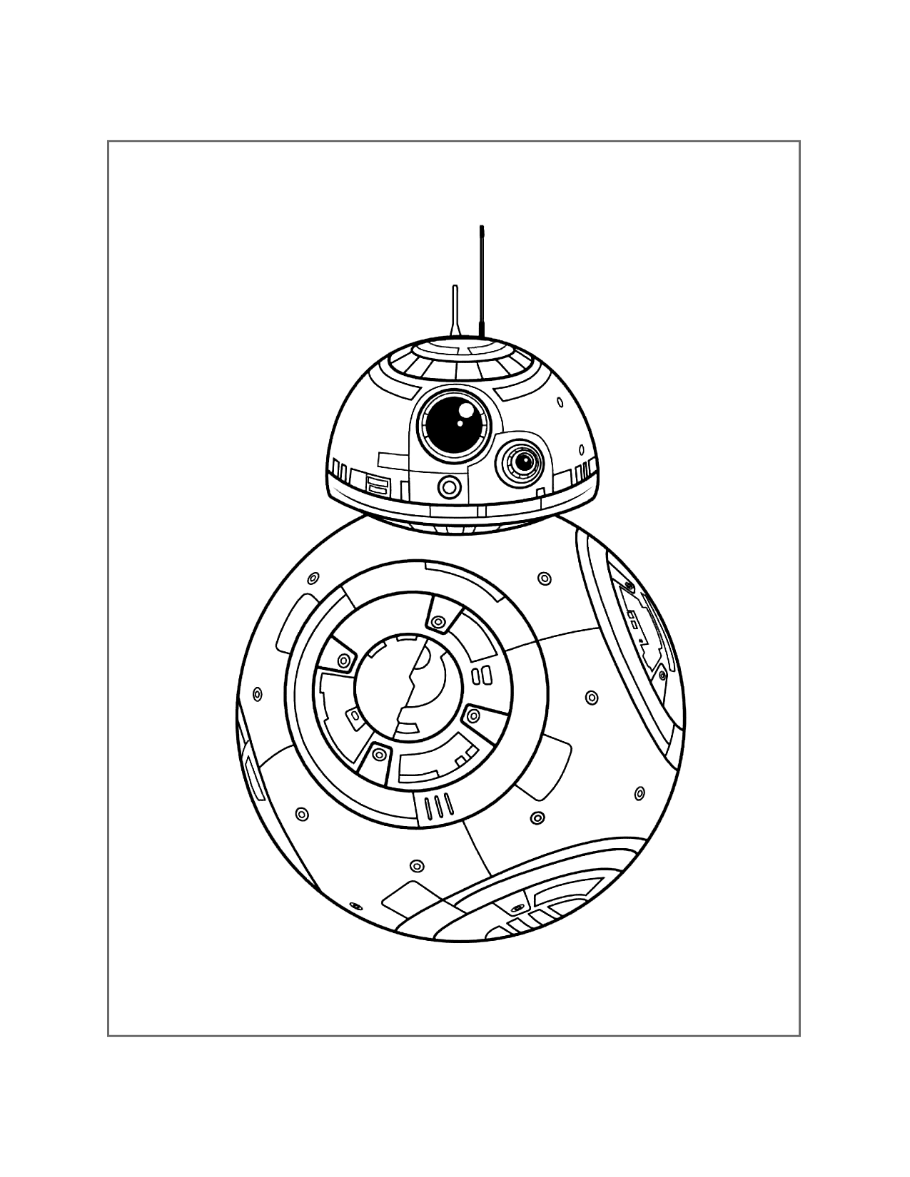 BB8 Coloring Pages Printable Coloring Pages