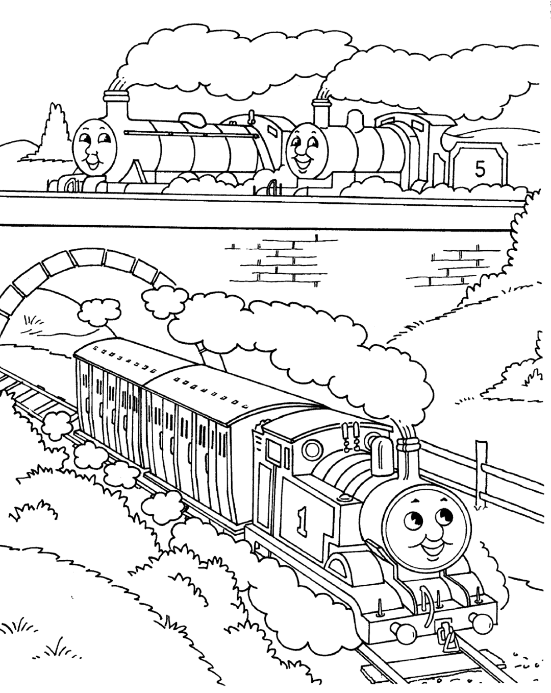 Thomas Coloring Pages – Printable Coloring Pages. FREE