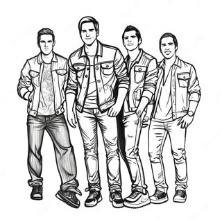 Big Time Rush Coloring Page (43403-34306)