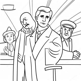 Famous Movie Scenes Coloring Page (44654-35290)