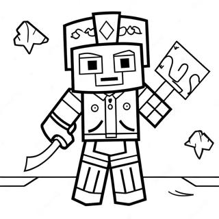 Minecraft Warden Coloring Page (59783-47307)