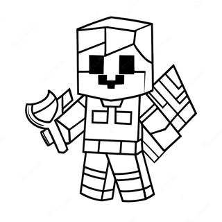Minecraft Warden Coloring Page (59783-47307)