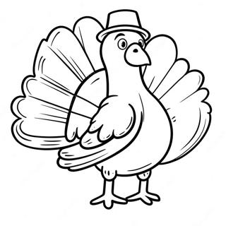 Build Your Own Turkey Coloring Page (65553-51884)