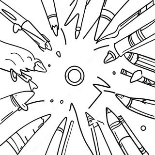 Vibrant Crayola Art With Edge Coloring Page (71375-56519)