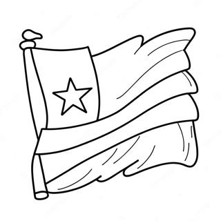 Puerto Rico Flag Coloring Page (9210-7425)