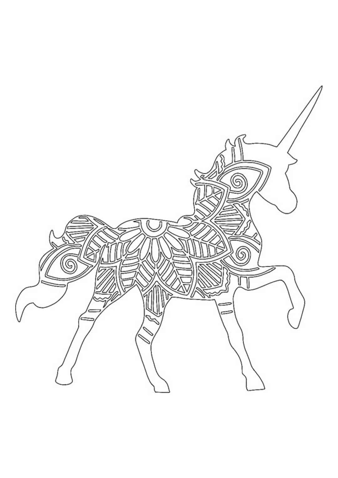 Coloriage Mandala Licorne 3 Coloriages A Imprimer Gratuits 2020