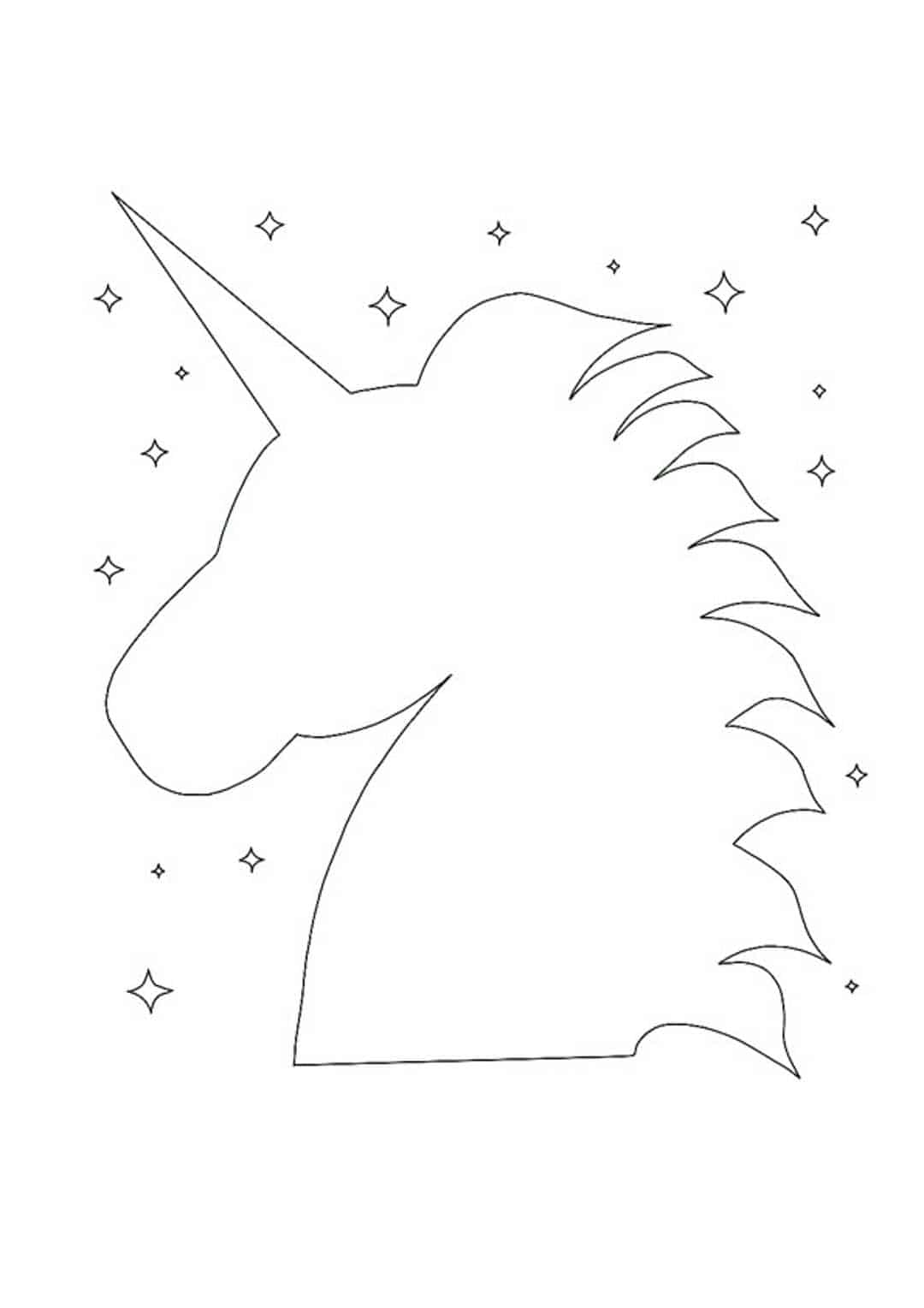 Unicorn Head Coloring Pages - 6 Free Printable Coloring Pages (2021)