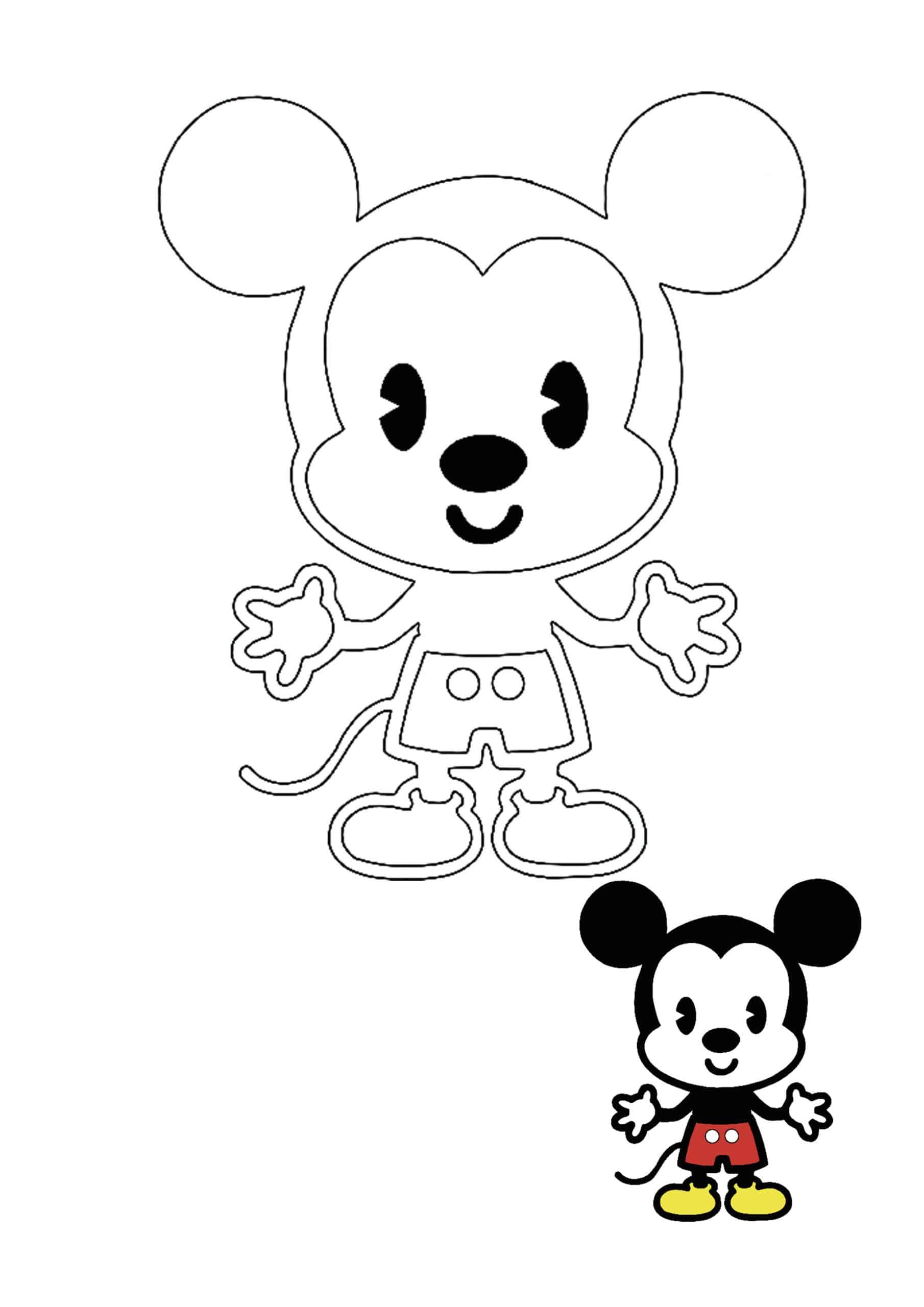 Coloriage Kawaii Disney 6 Coloriages A Imprimer Gratuits 2020