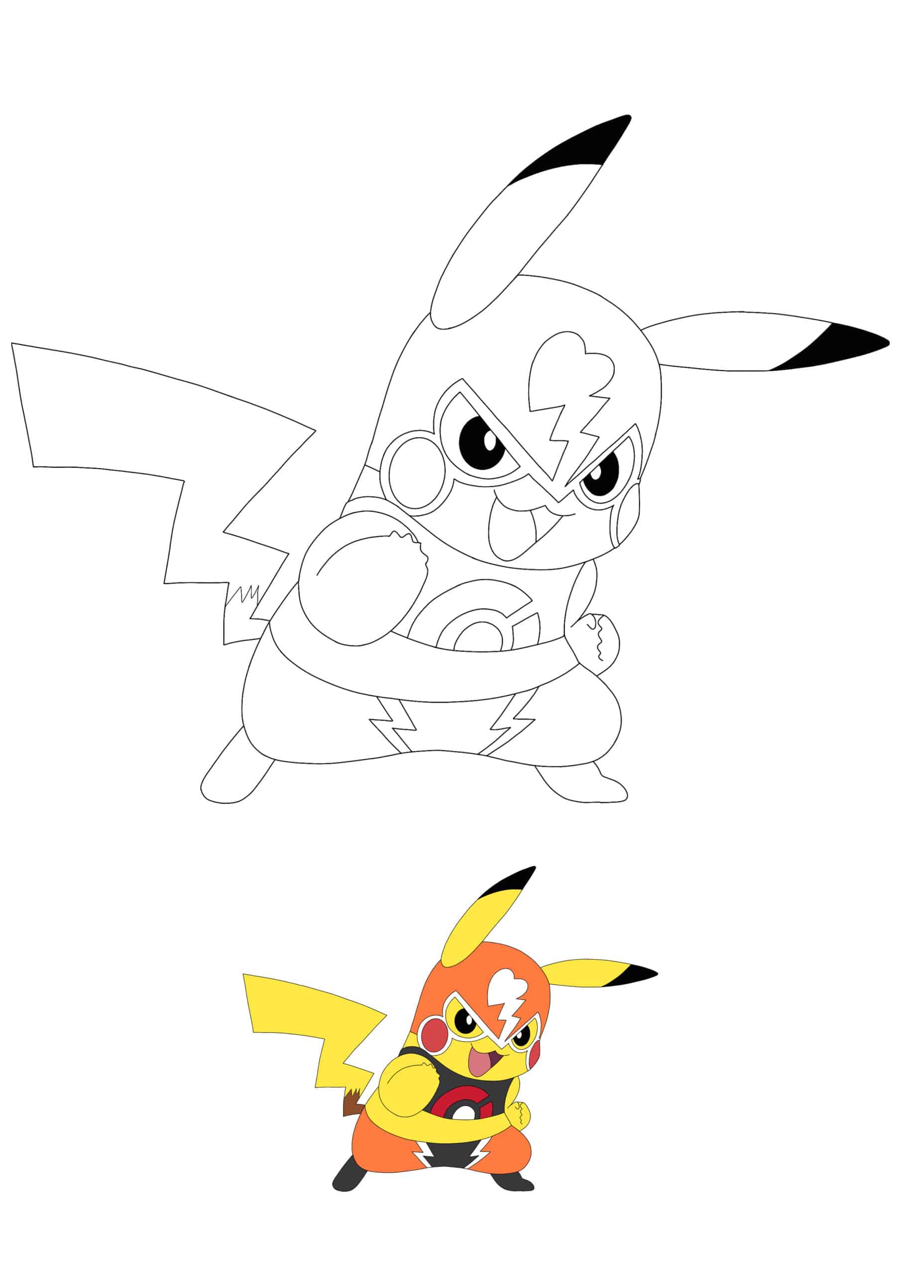 Coloriage Pikachu Catcheur Coloriage Gratuit A Imprimer Dessin 2020 Coloriage Pikachu Catcheur Coloriage Gratuit A Imprimer Dessin 2020