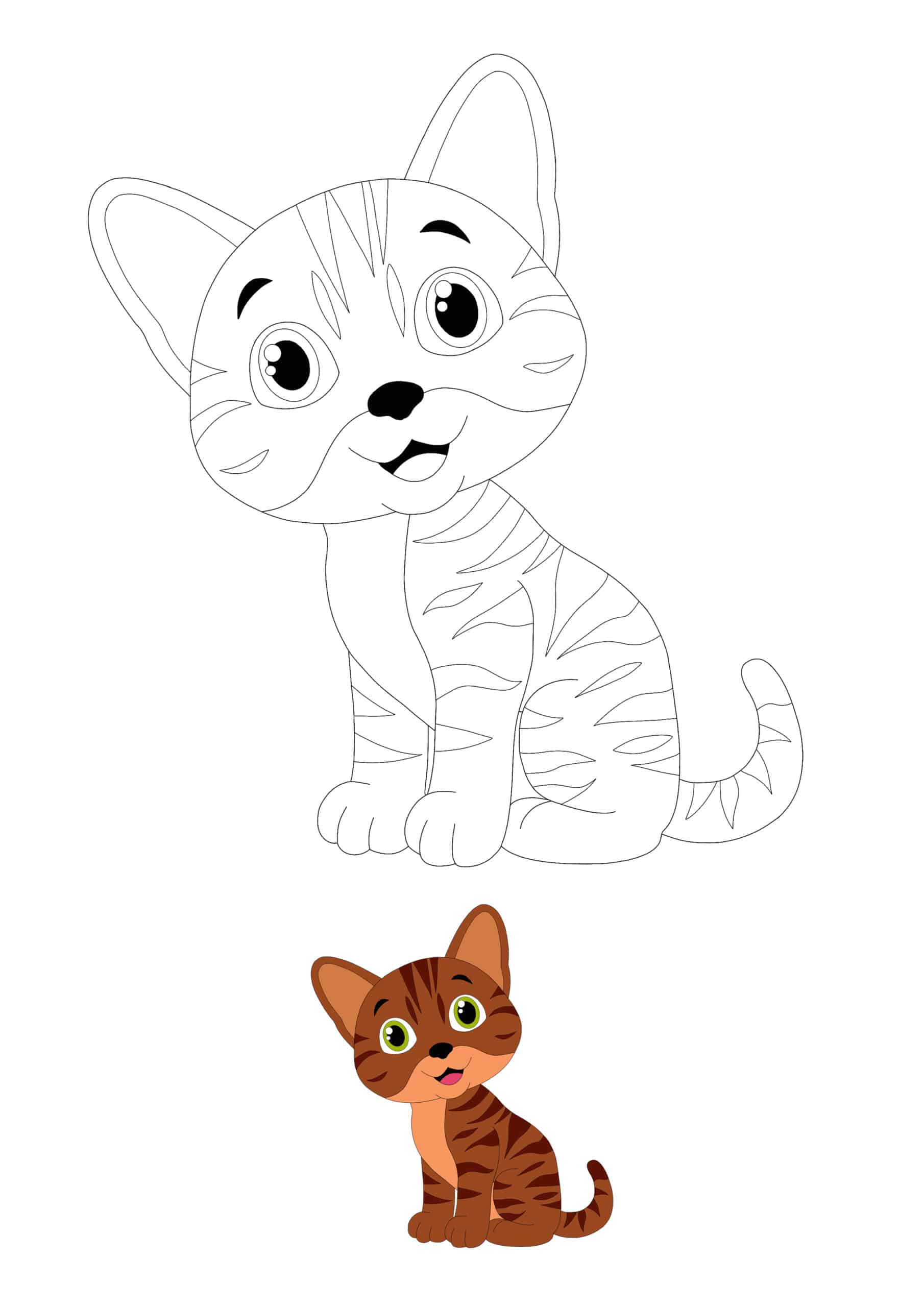 Coloriage Bebe Chat Coloriage Gratuit A Imprimer Dessin 2021