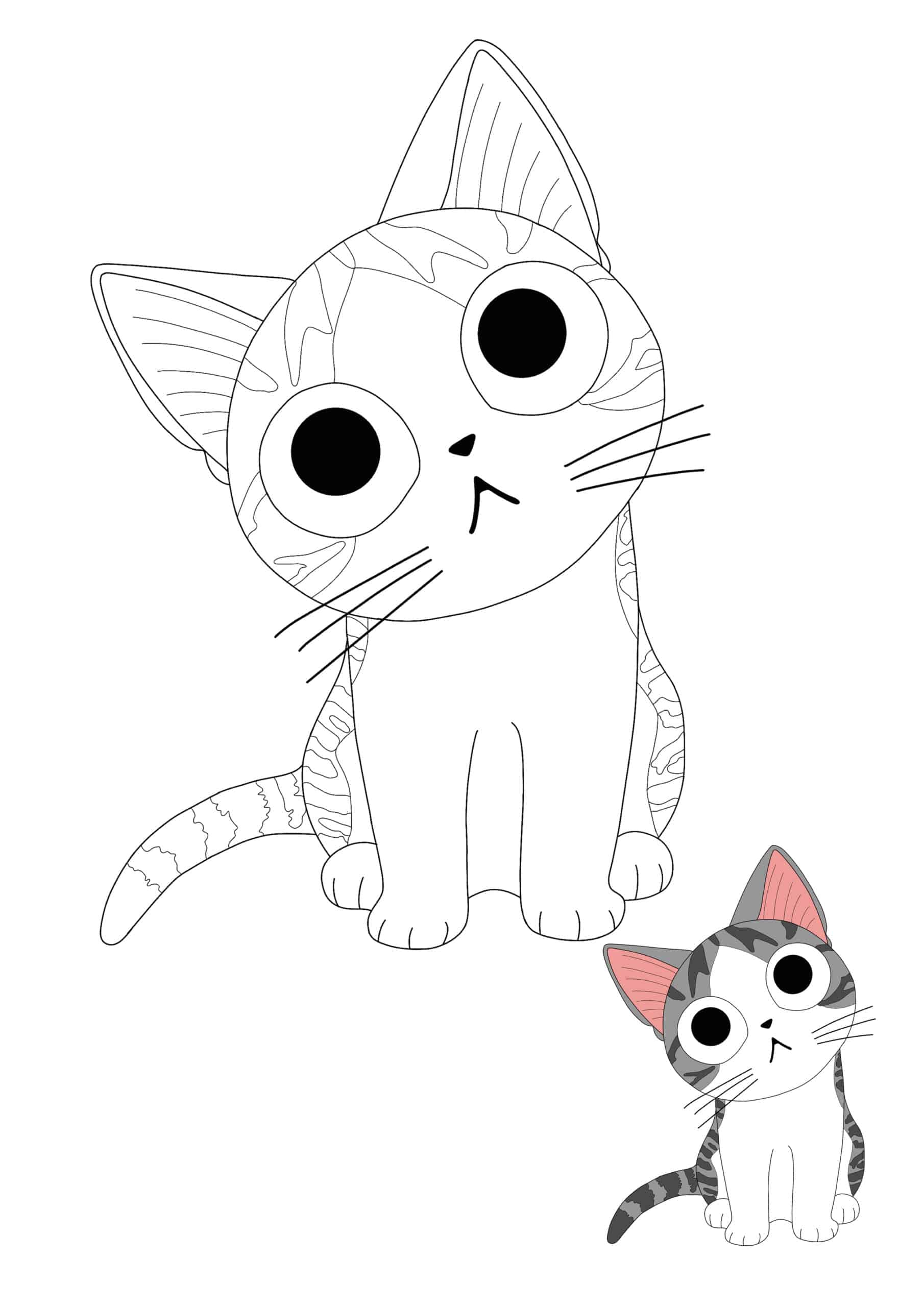 Coloriage Chat Chi Coloriage Gratuit A Imprimer Dessin 2021