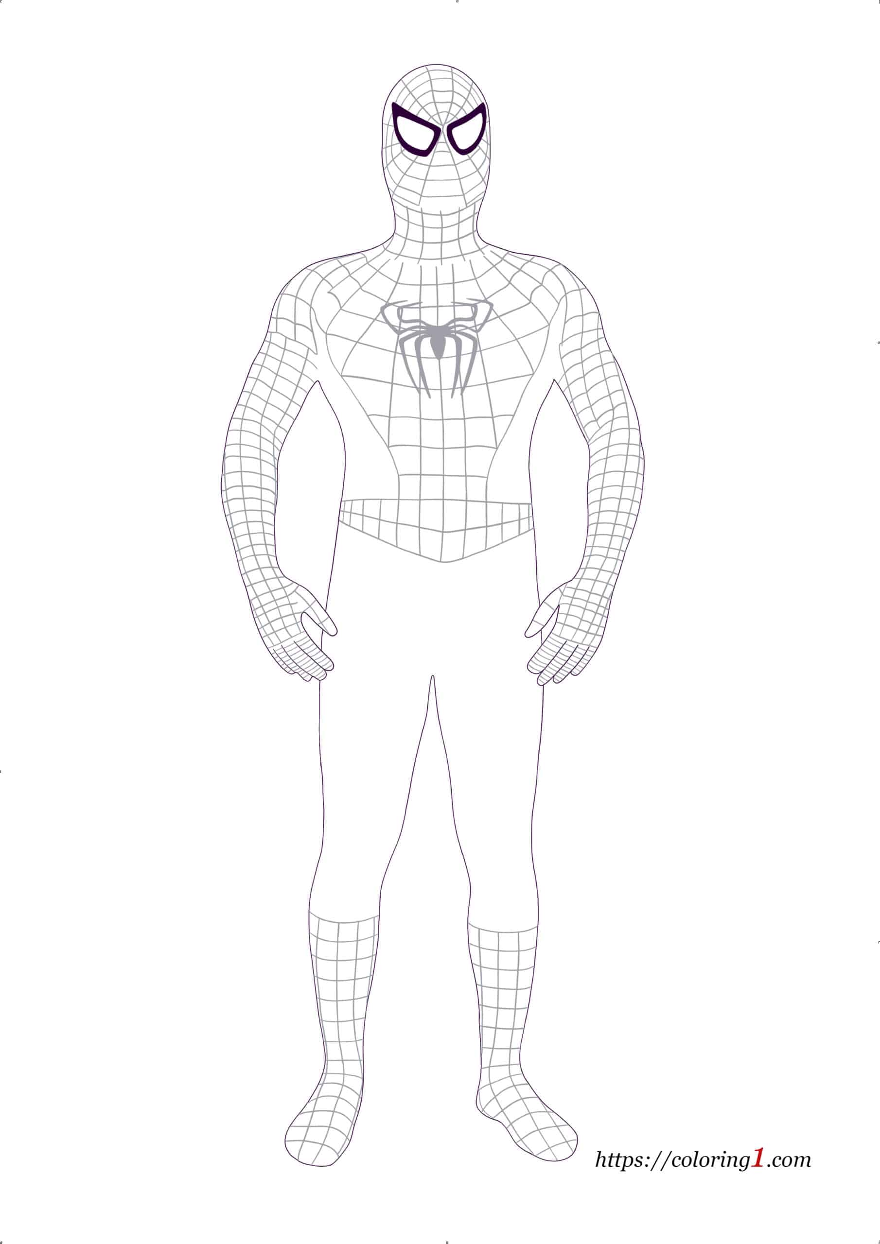 Coloriage Spiderman Noir Coloriage Gratuit A Imprimer Dessin 2021