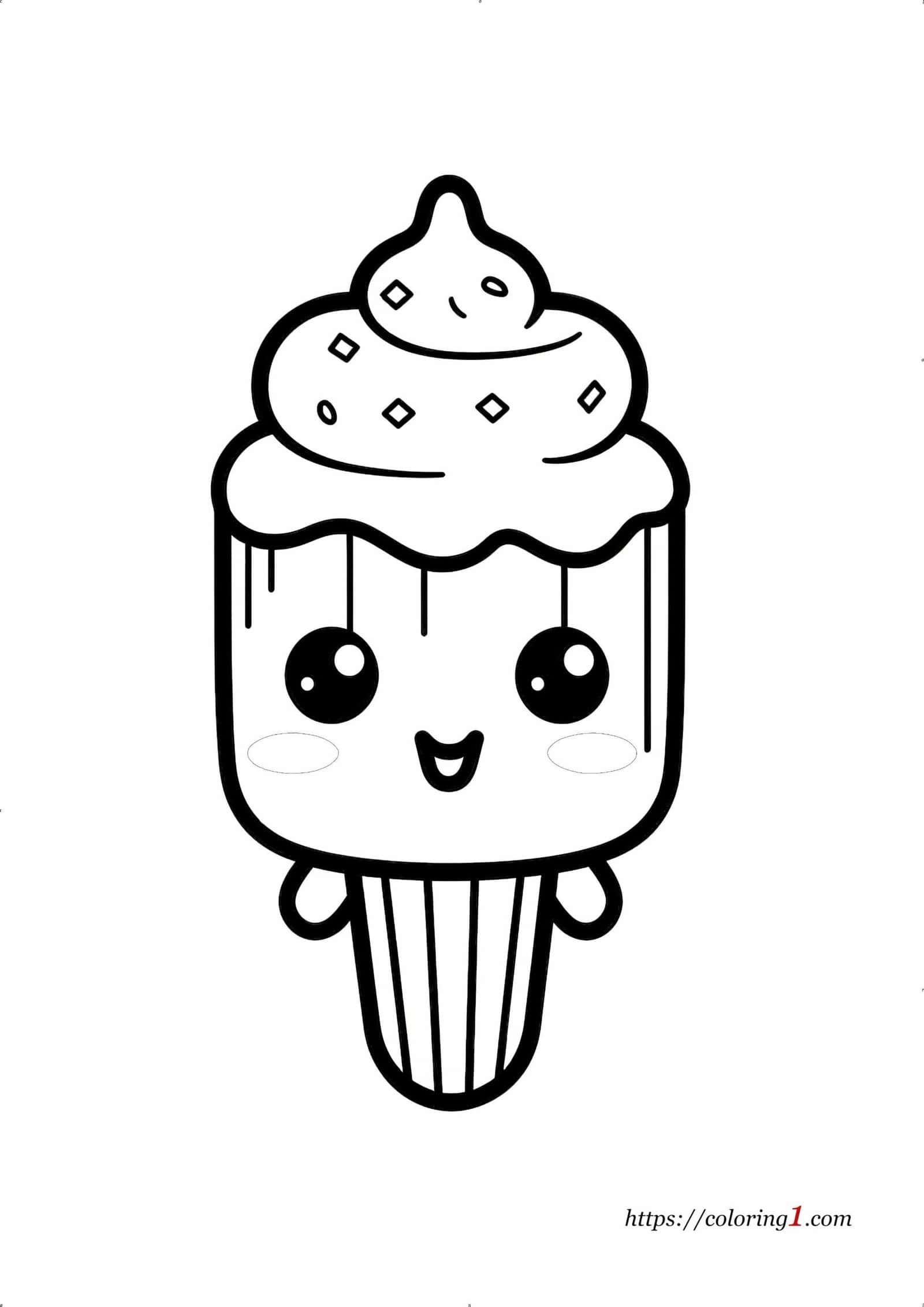 Cute Ice Cream Coloring Page 2 Free Coloring Sheets (2024)