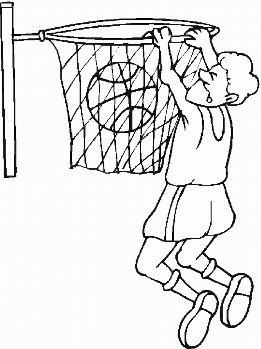 Basketball Coloring Pages