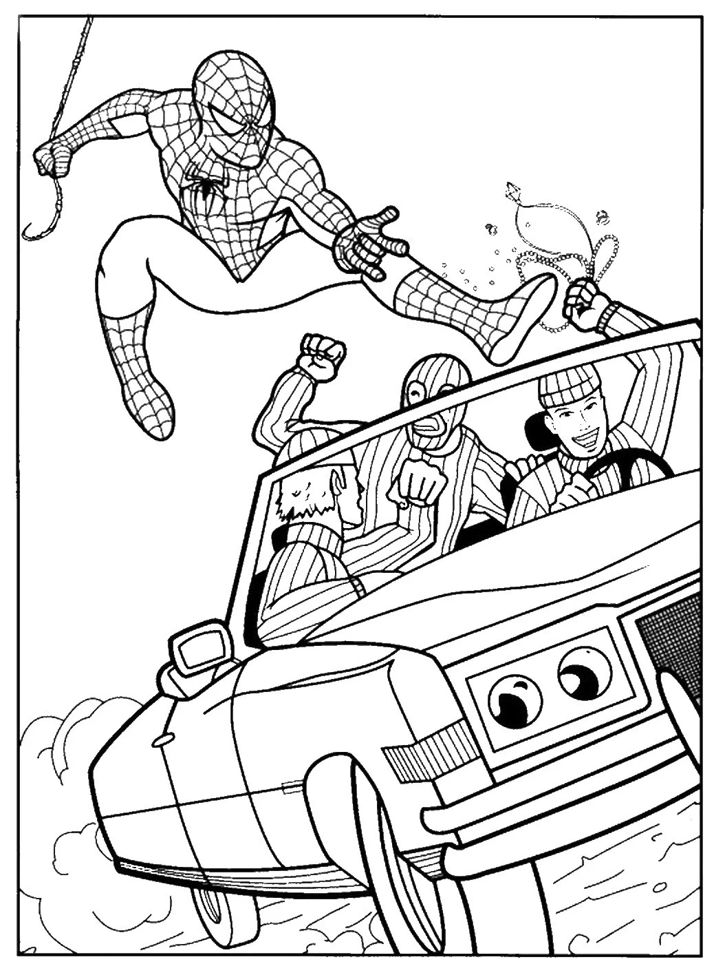 Spiderman Coloring Pages
