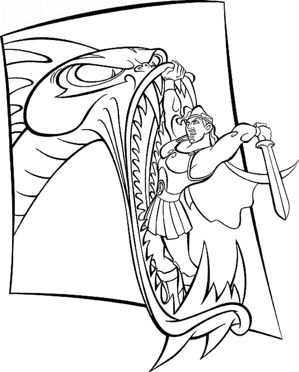 The Legend of Hercules Coloring Pages The Legend of Hercules Coloring Pages