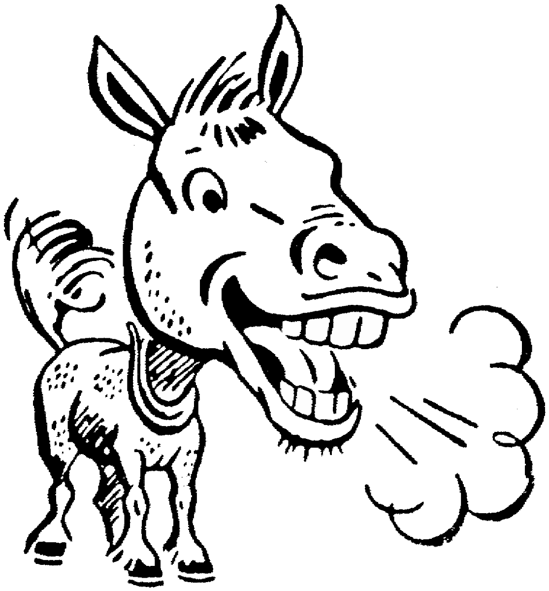 Donkey Coloring Pages