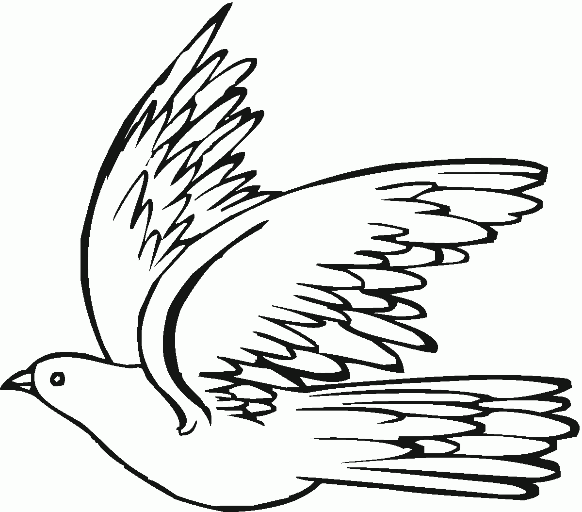 Dove Coloring Pages
