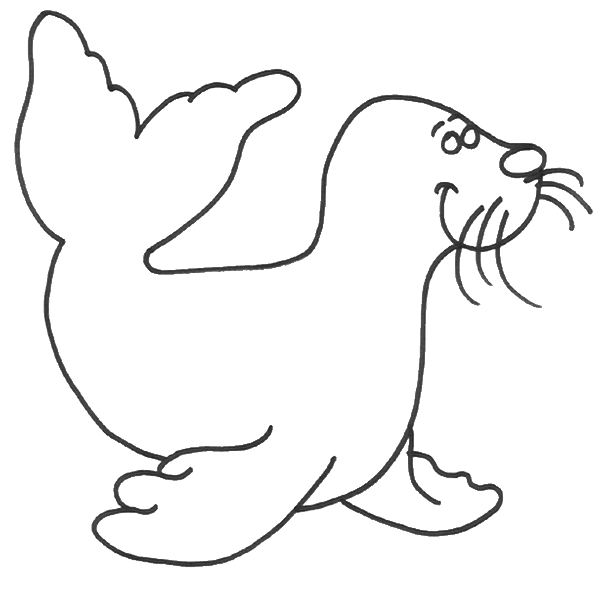 Barbazoo with Seals Coloring Pages Barbapapa Coloring Pages.
