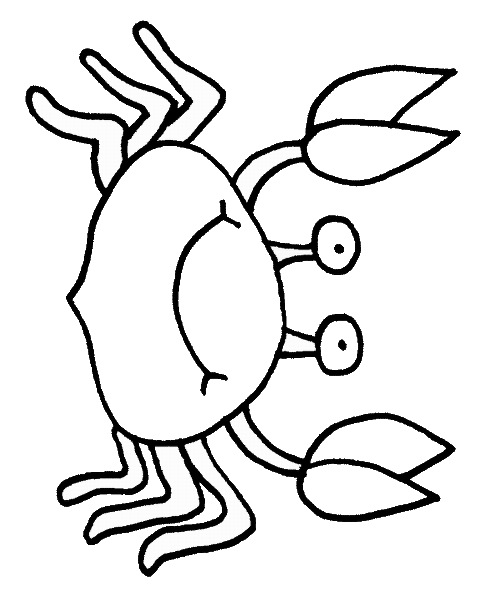 Crab Coloring Pages
