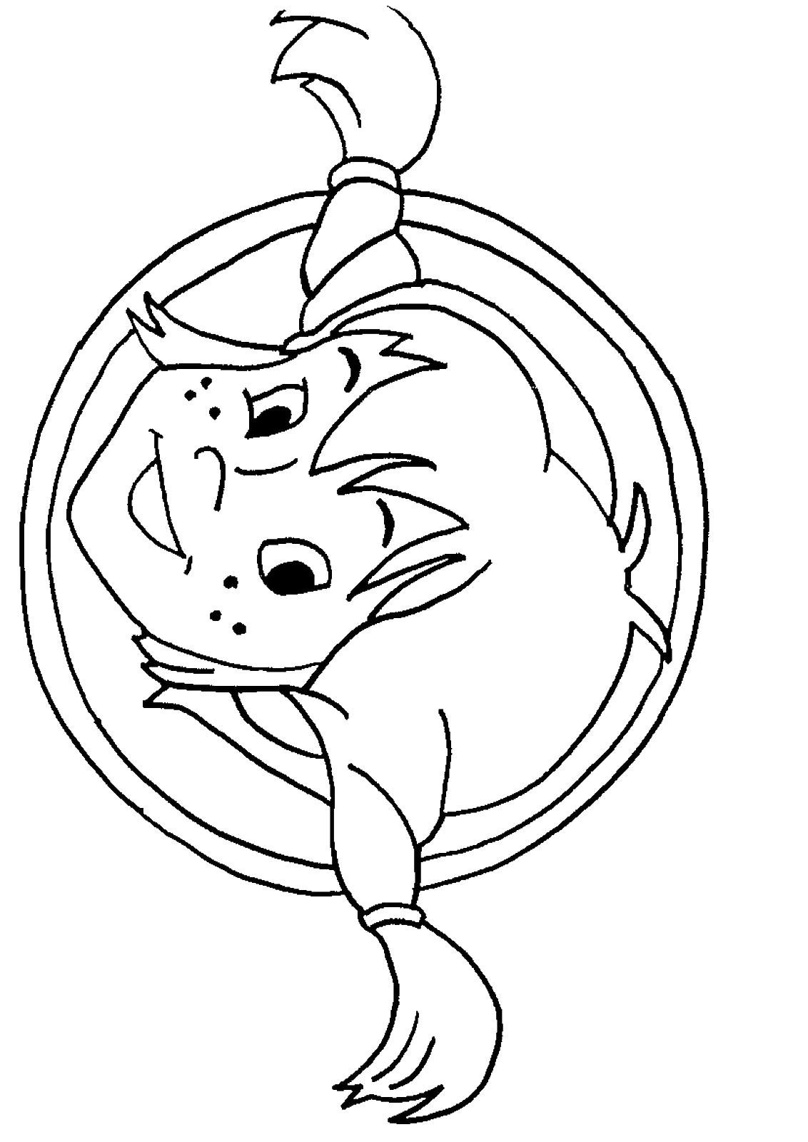 Pippi Longstocking Printable Coloring Pages