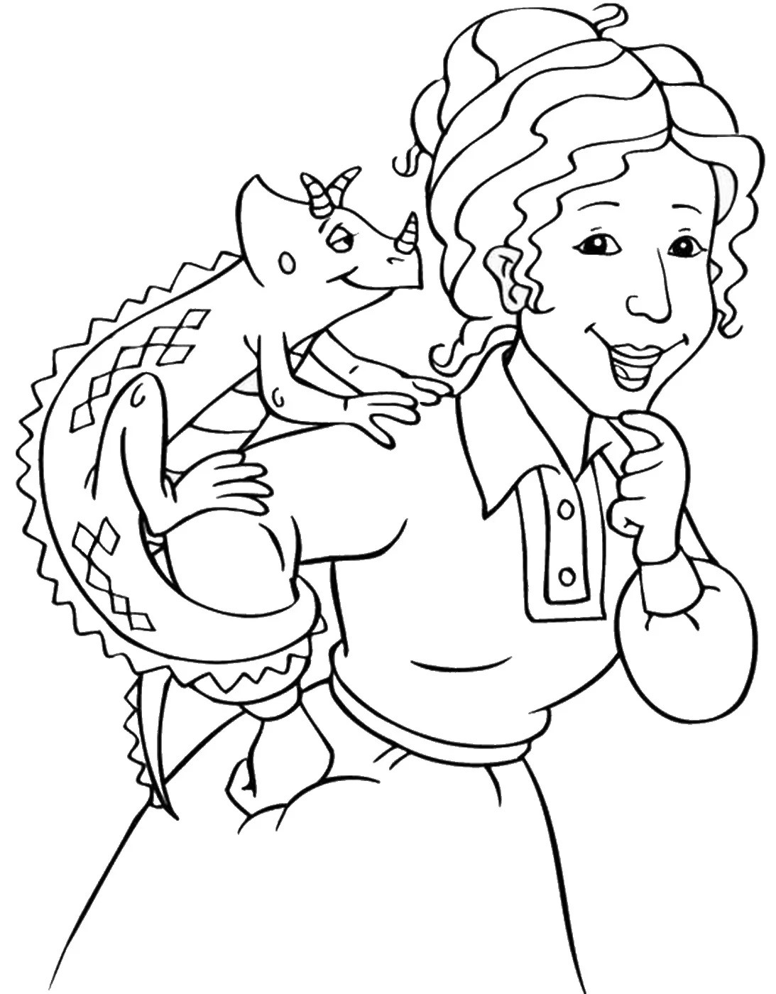 The Magic School Bus Coloring Pages