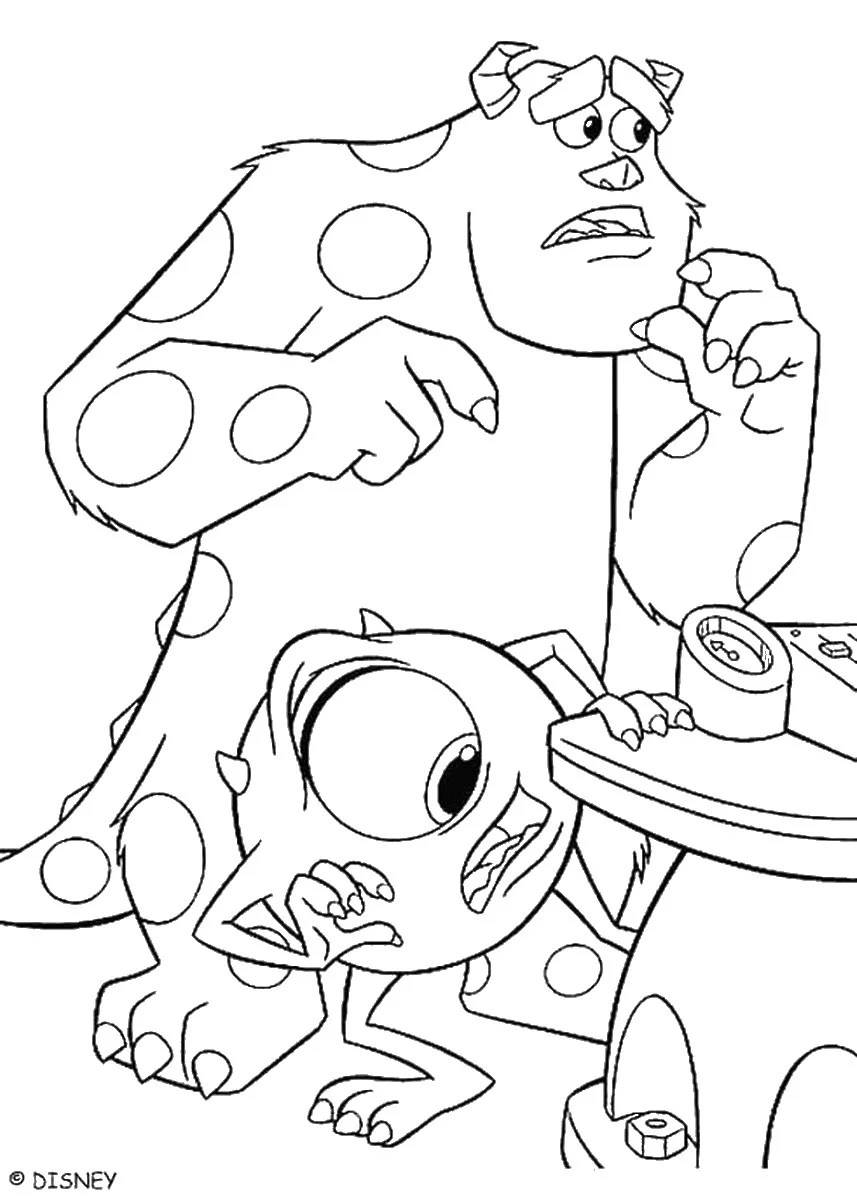 Monsters Inc. Coloring Pages