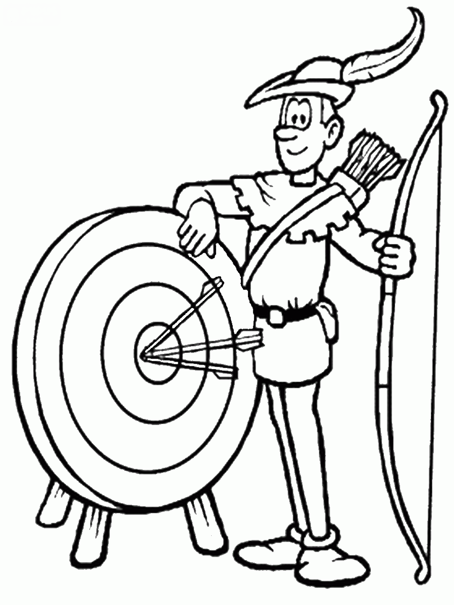 Robin Hood Coloring Pages
