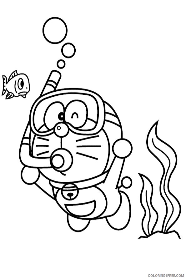 Doraemon Coloring Pages Printable Coloring4free Coloring4free Com