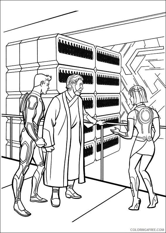 Tron Coloring Pages Printable Coloring4free