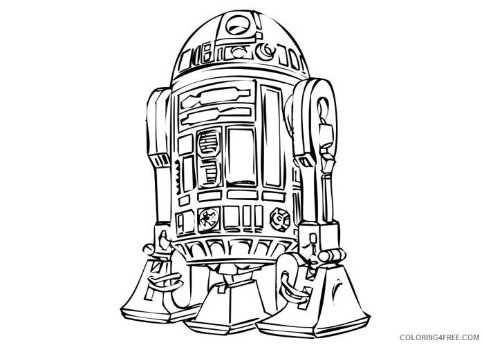 Star Wars R2D2 Coloring Pages