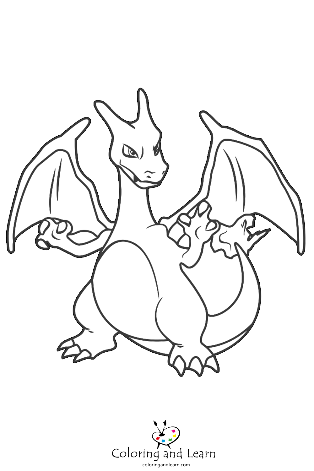 Charizard Coloring Pages (FREE) (2024) Coloring and Learn