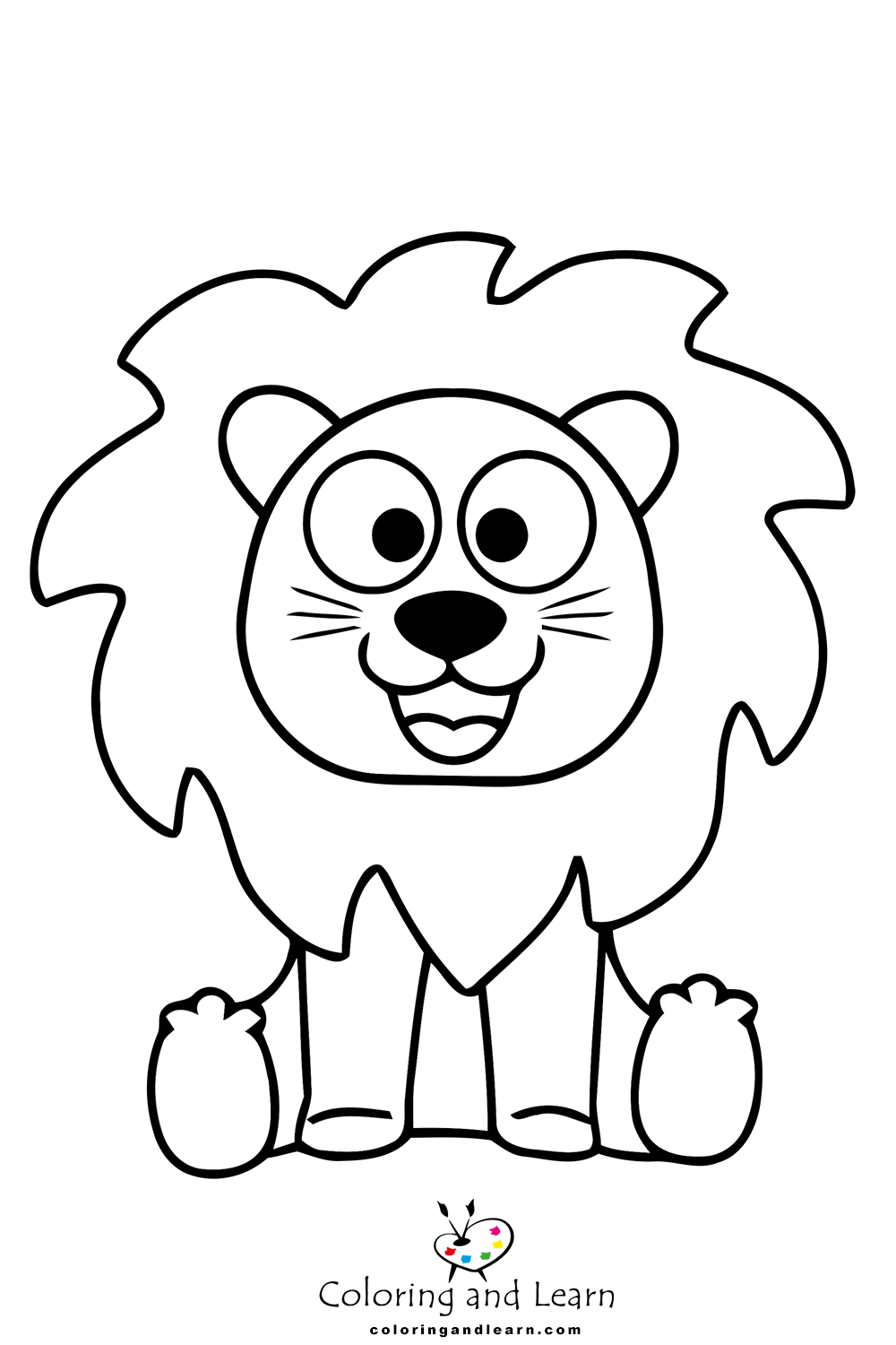 Lion Coloring Pages (FREE) (2025) Coloring and Learn
