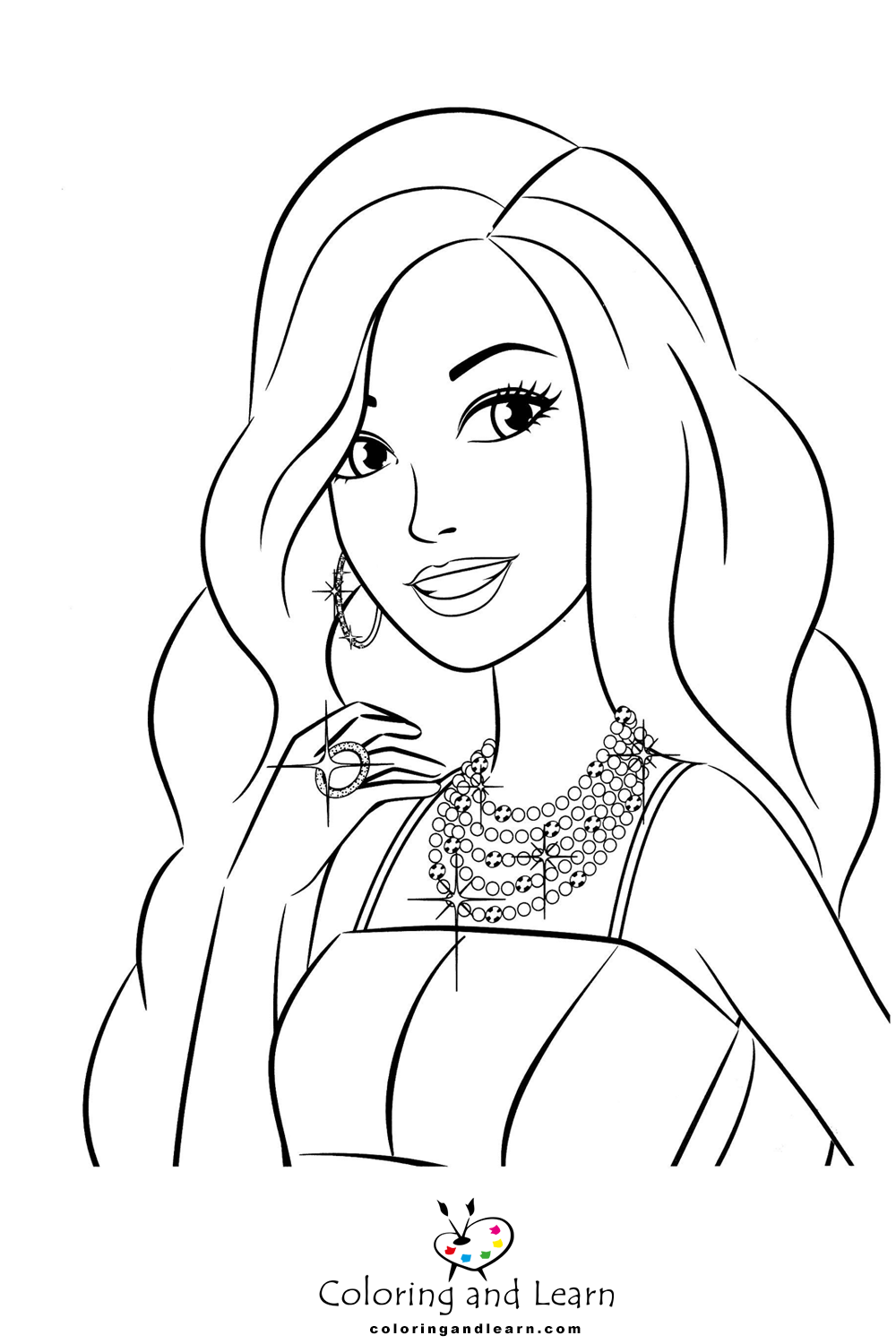 Barbie Coloring Pages (FREE) (2025) Coloring and Learn