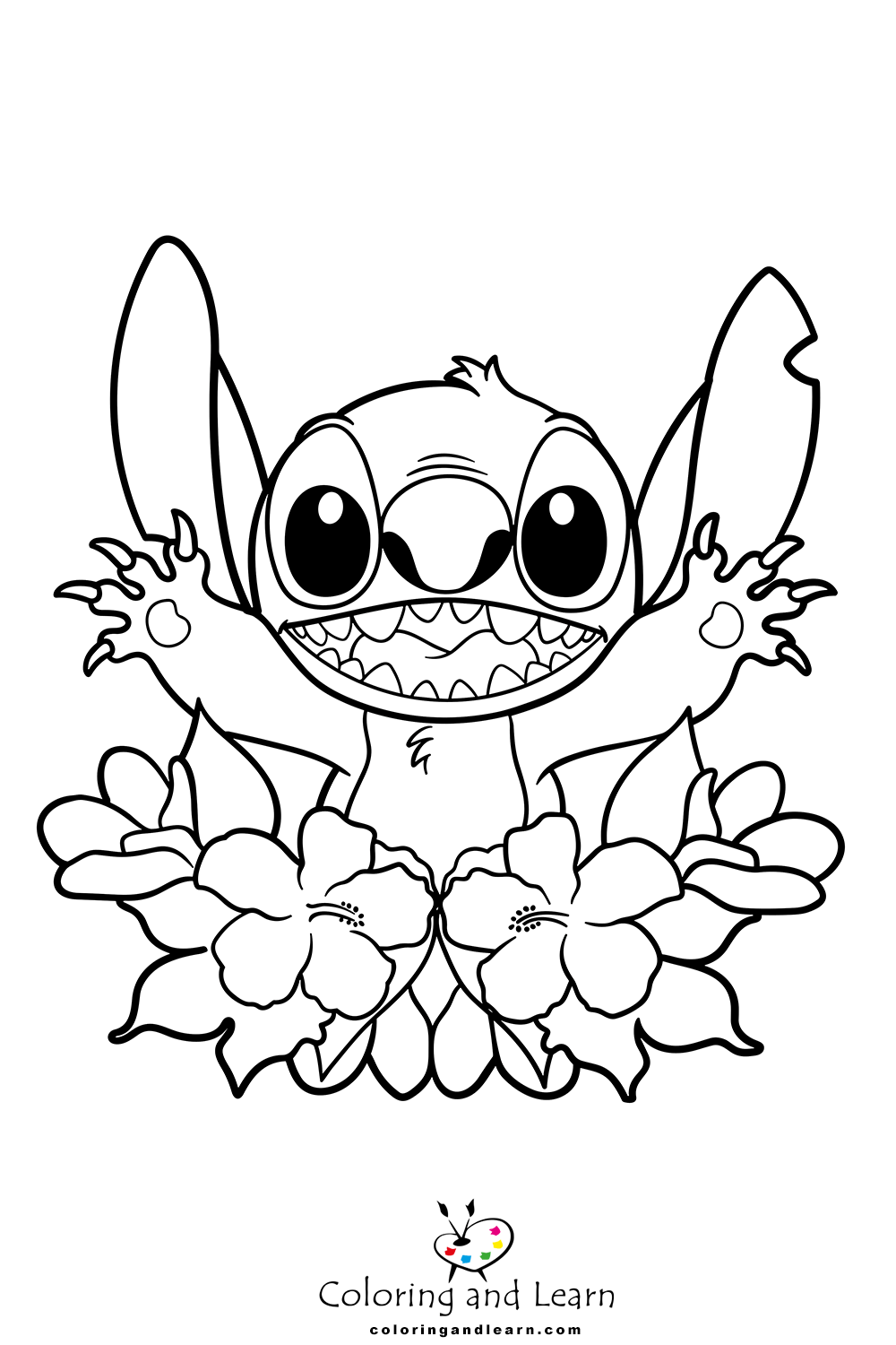 Stitch Coloring Pages (FREE) (2025) Coloring and Learn