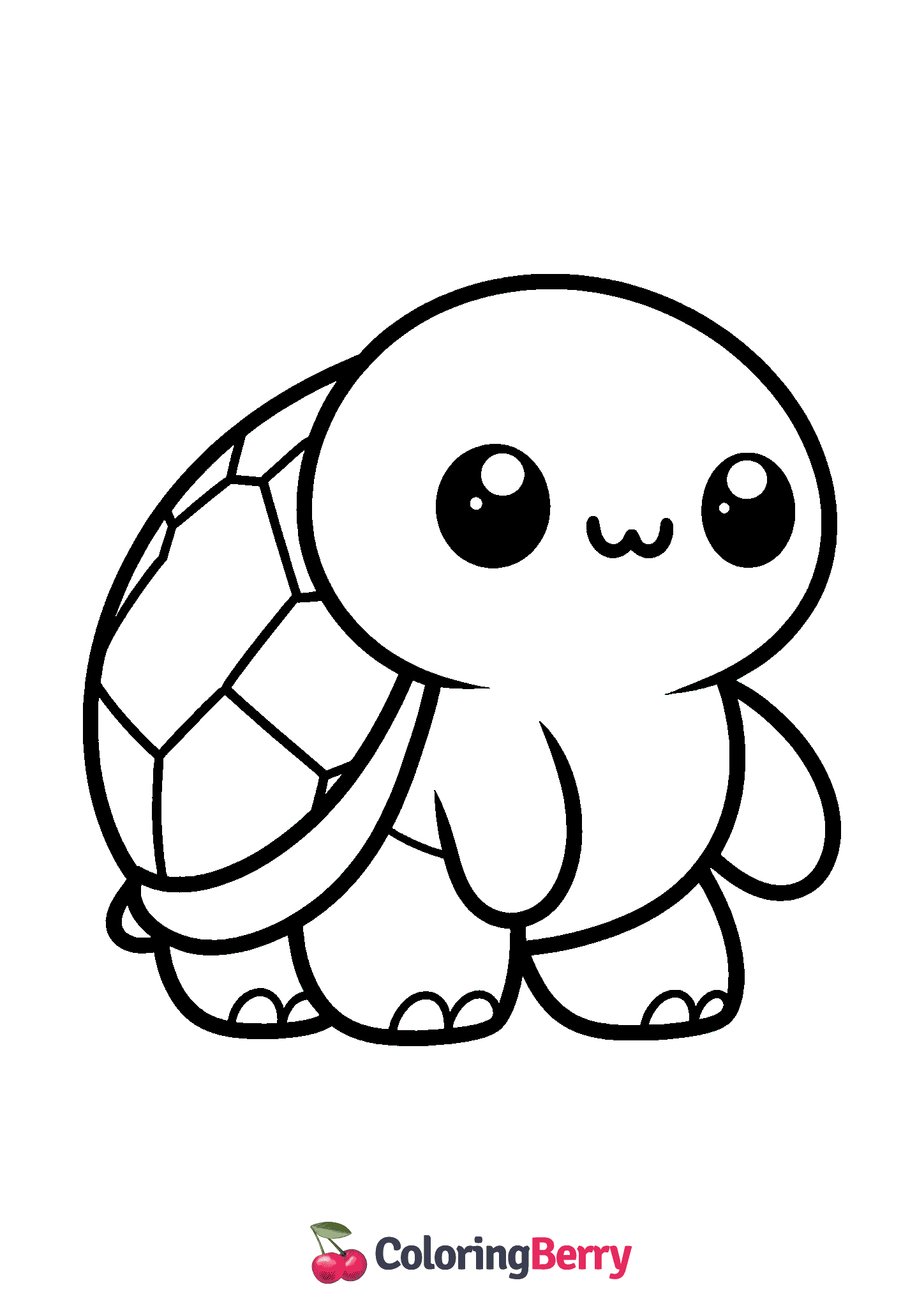 Turtle Squishmallow Coloring Page (Free PDF Printable)