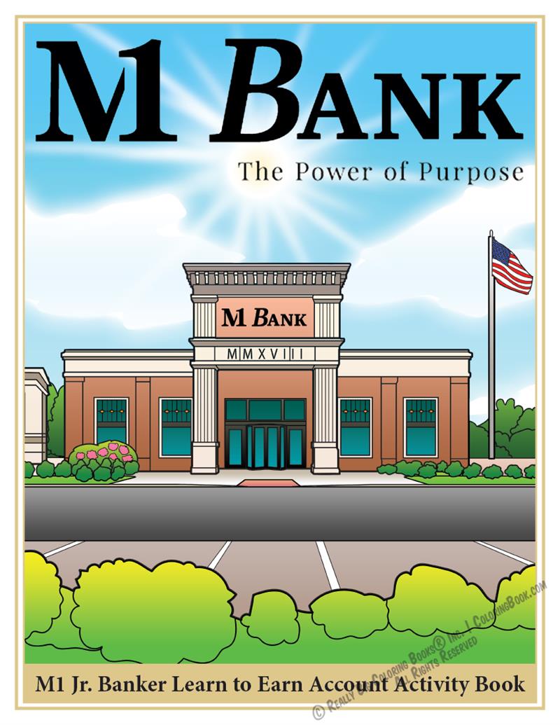M1 Bank M1 Jr. Banker Learn to Earn Account Activity Book