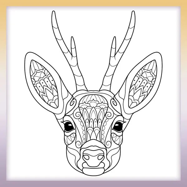 Unleash Your Creativity with Mandala Deer Coloring Pages