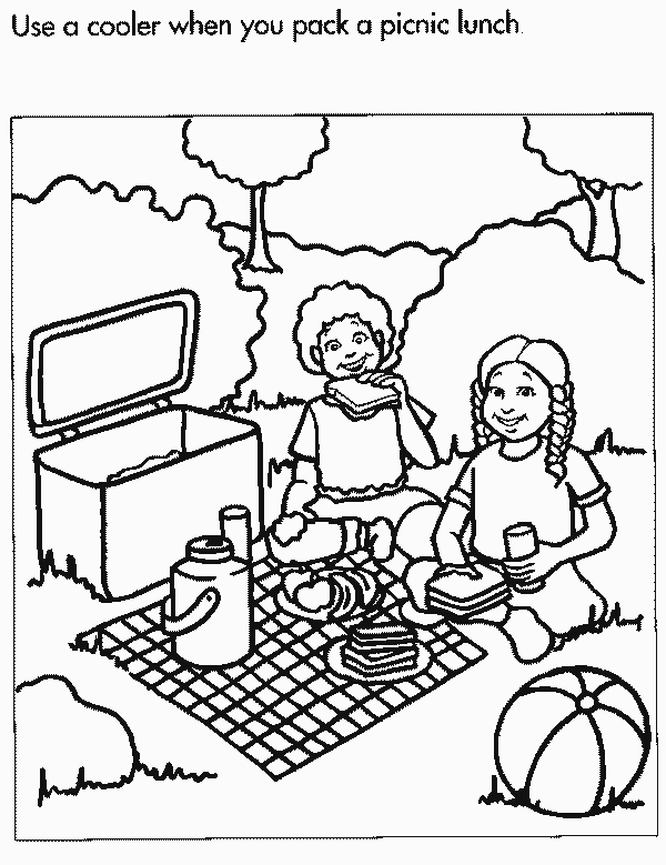 11 Best Food Safety Coloring Pages for Kids Updated 2018