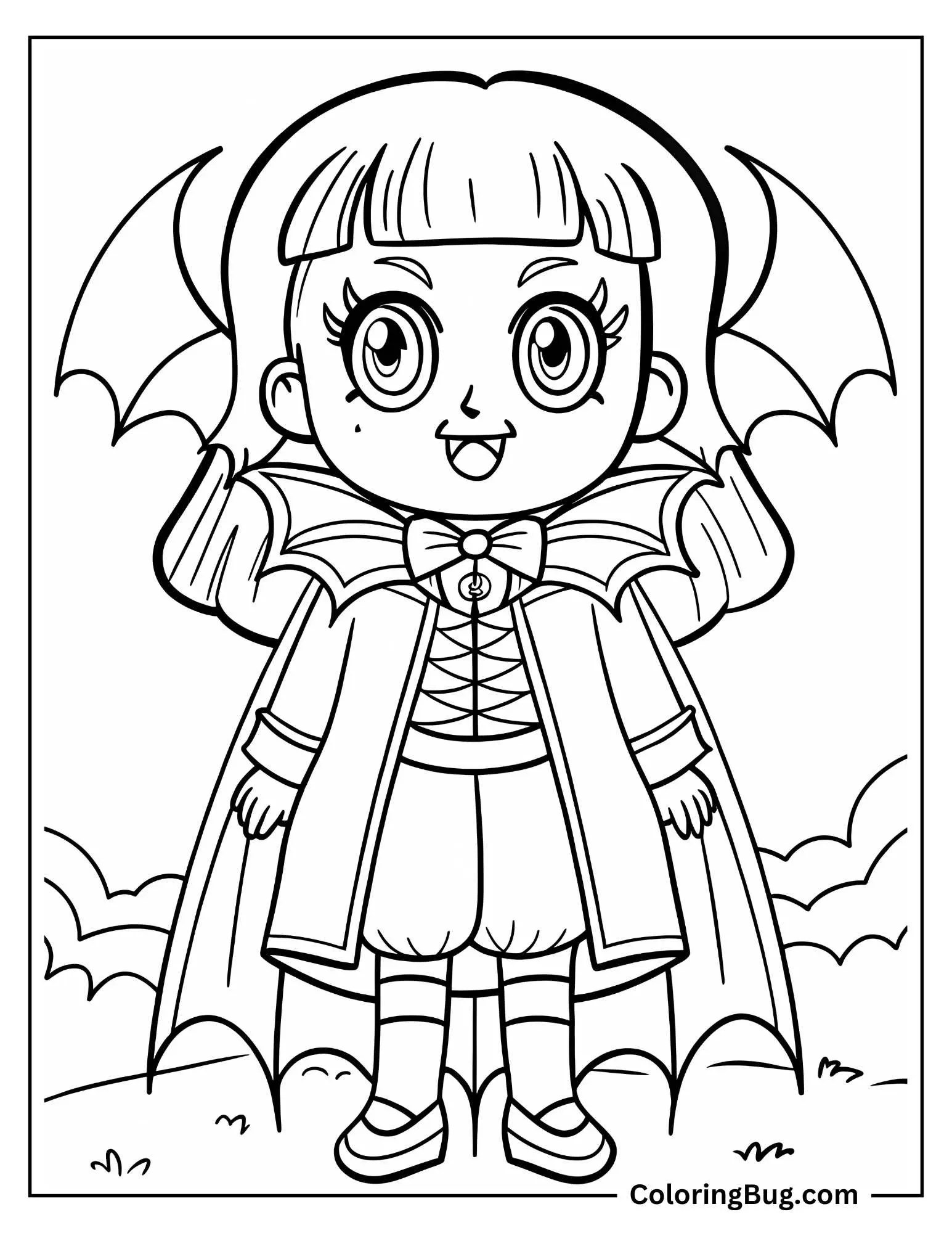 26 Vampire Coloring Pages (Free Printable PDFs)