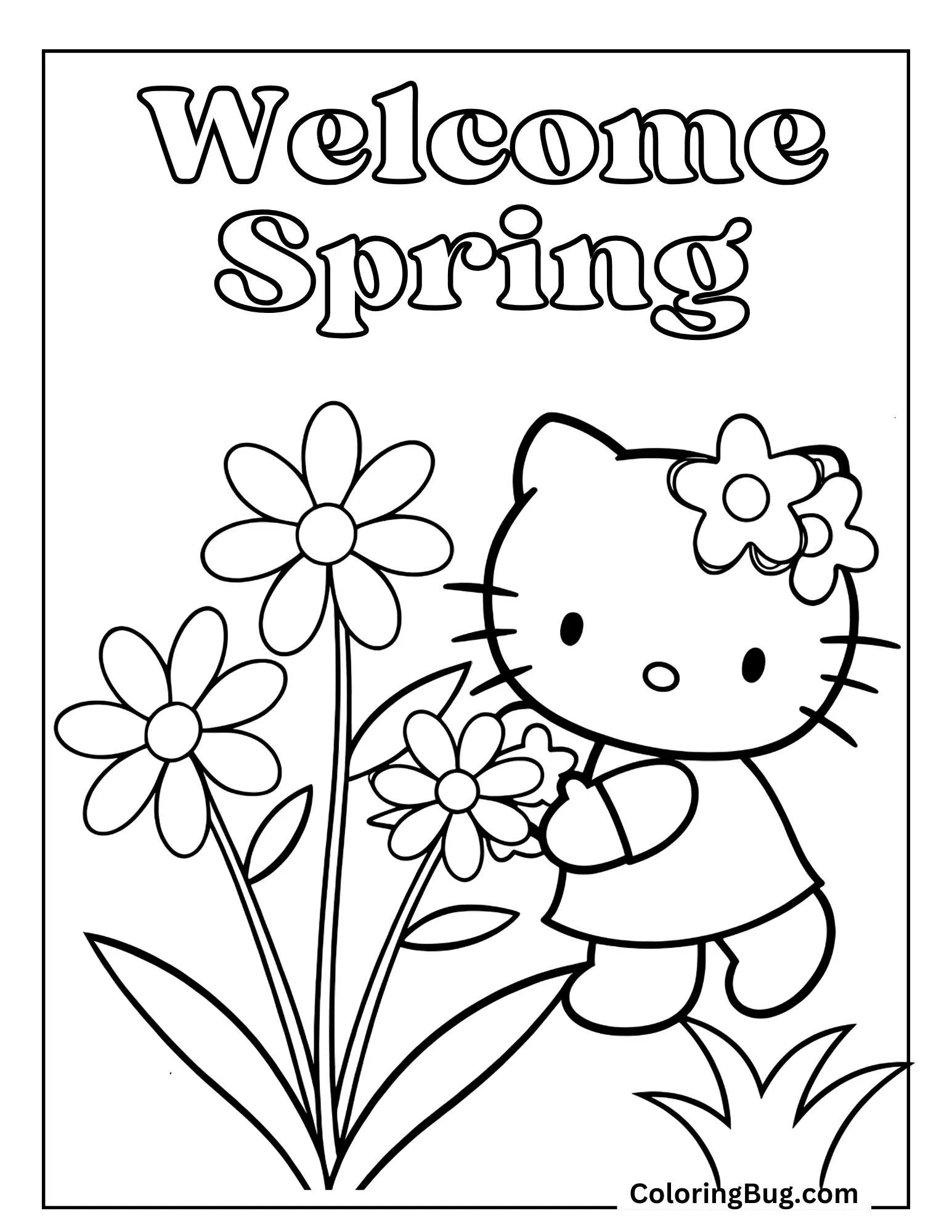 30 Hello Kitty Spring Coloring Pages (Free Printable PDFs) 30 Hello Kitty Spring Coloring Pages (Free Printable PDFs)