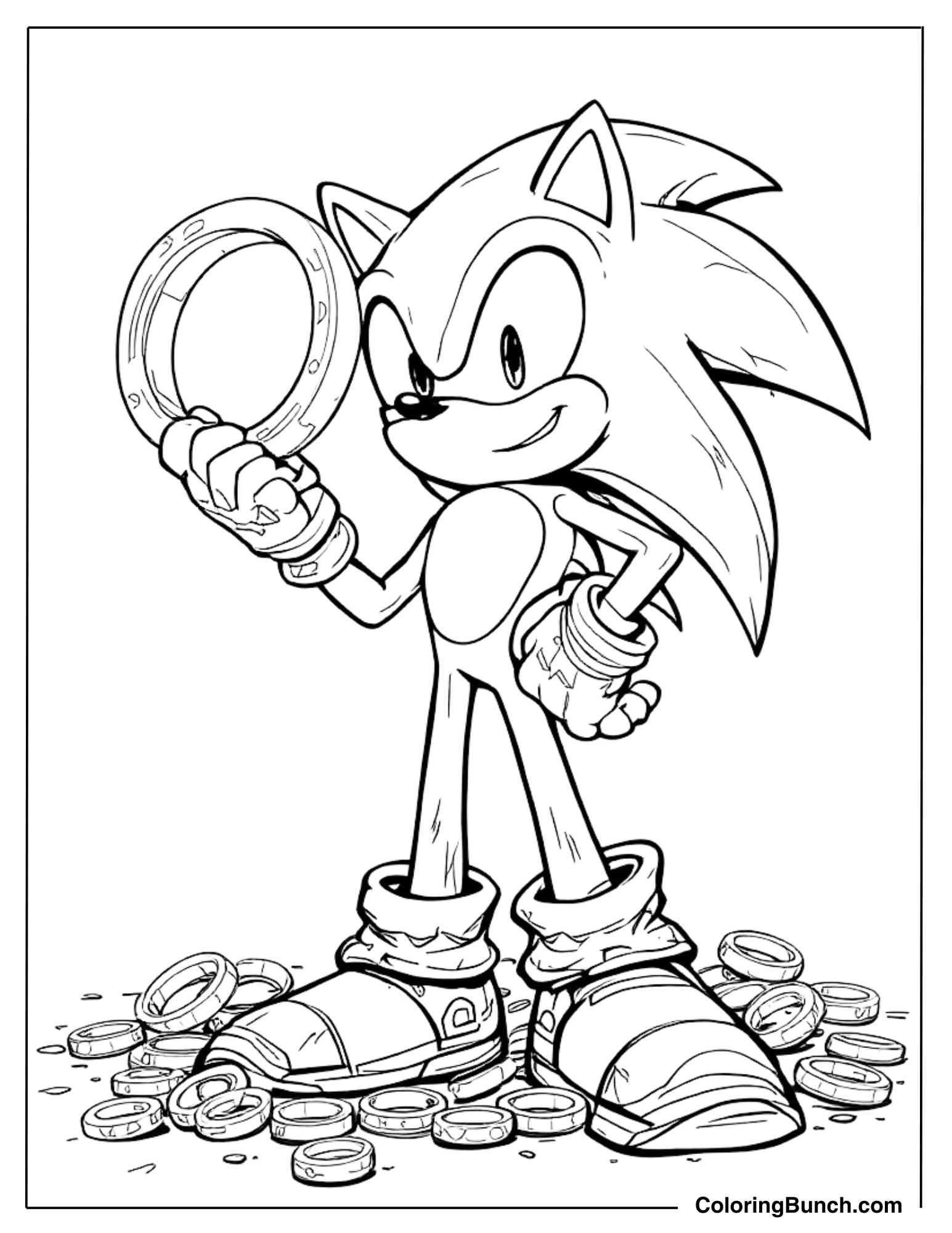 18 Sonic Coloring Pages (Free PDF Printables)