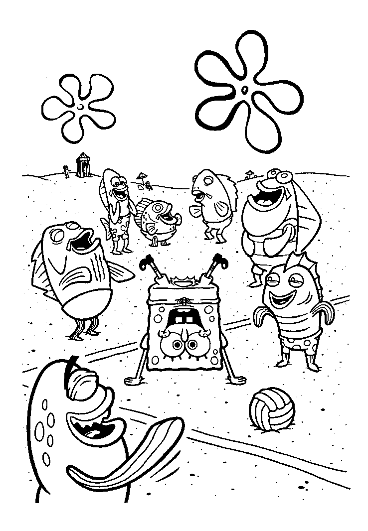 Sad Spongebob Coloring Page Coloring Pages Coloring Cool